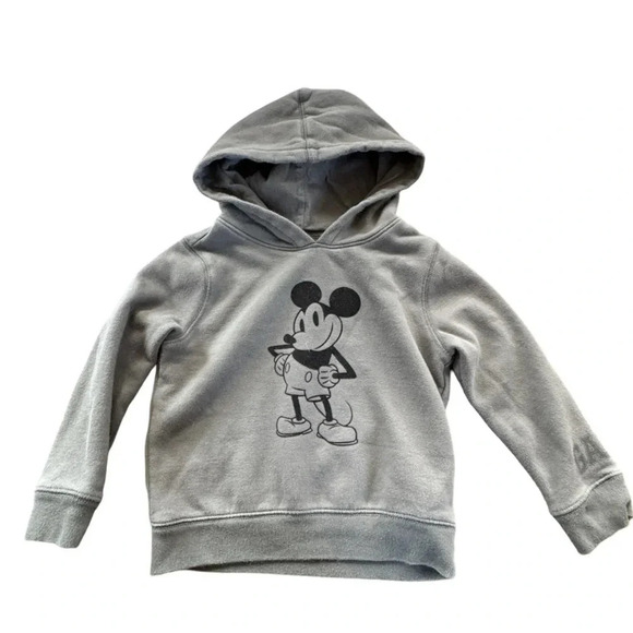 Gap x Disney Mickey Mouse || Grey Hoodie Size 4 - Picture 1 of 6